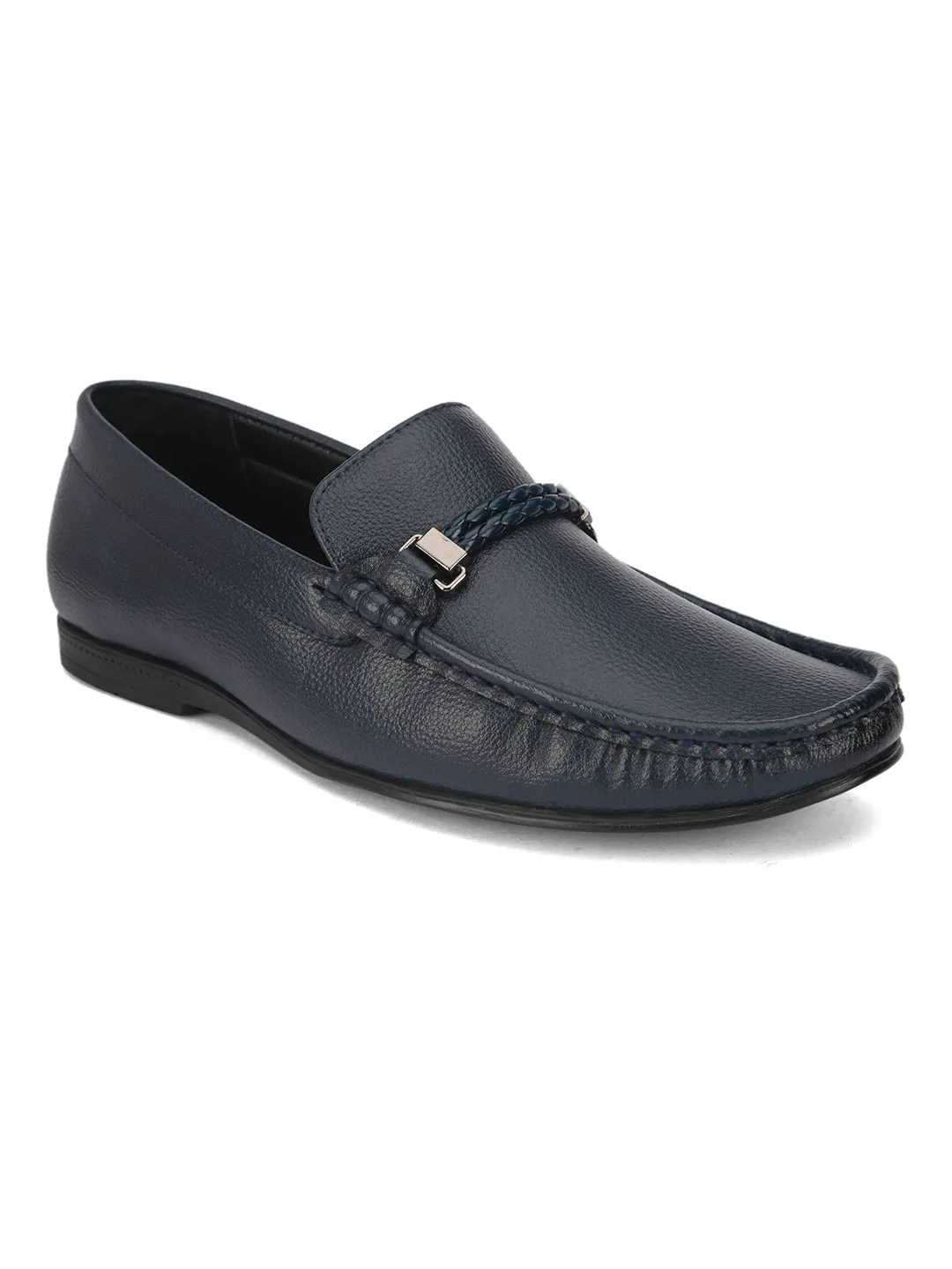 Hydes N Hues Men Blue Formal Loafers