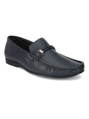 Hydes N Hues Men Blue Formal Loafers