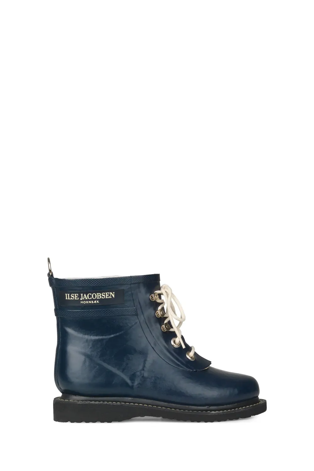 Ilse Jacobsen Rubber Short Lace Up Boot Rub2