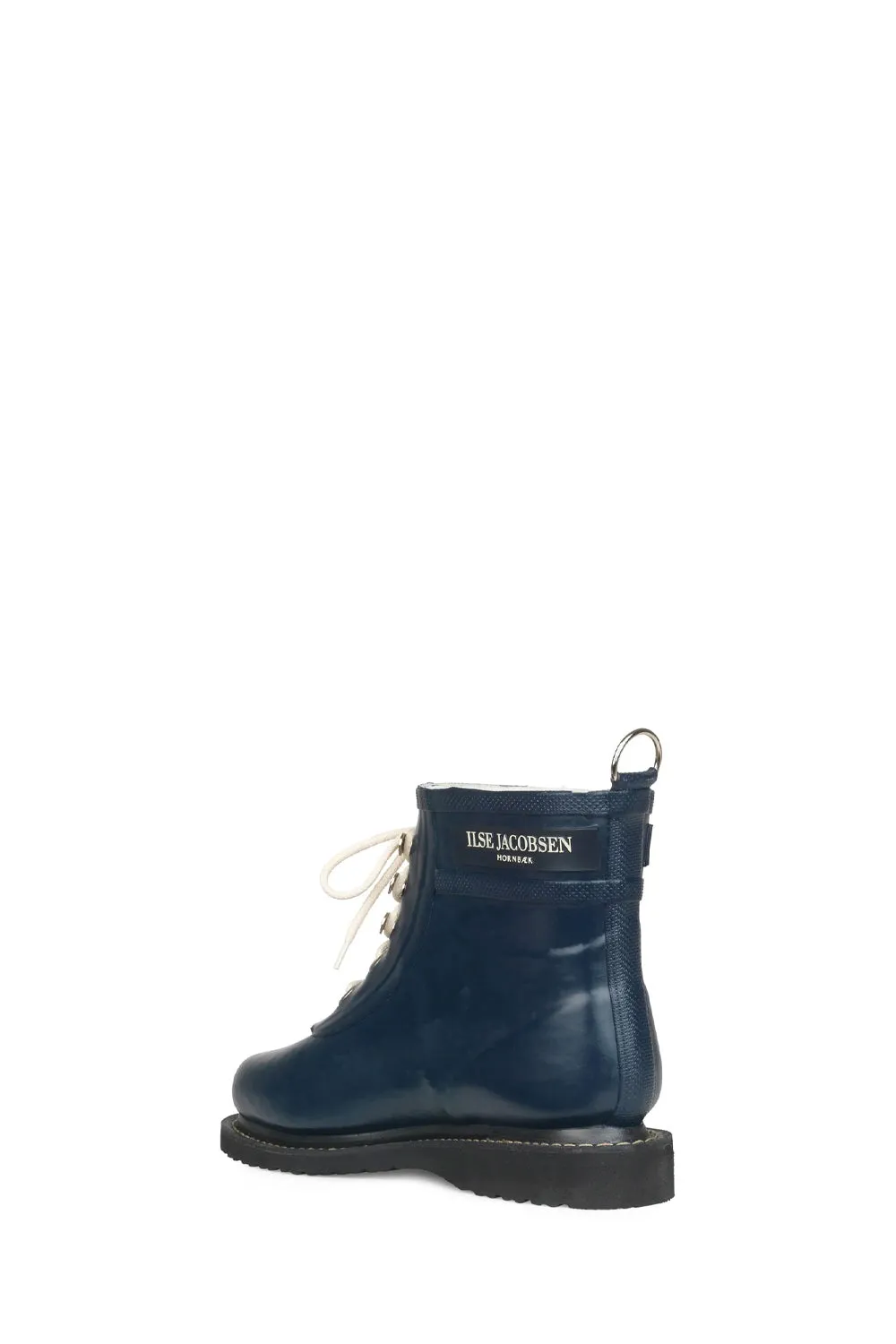 Ilse Jacobsen Rubber Short Lace Up Boot Rub2