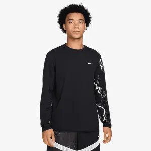 Ja Icon Dri-FIT Long-Sleeve T-Shirt - Black