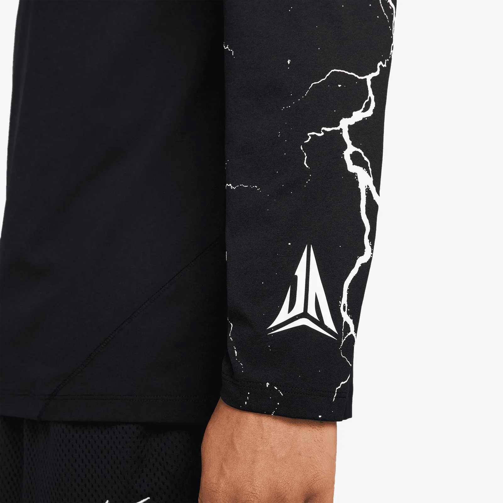 Ja Icon Dri-FIT Long-Sleeve T-Shirt - Black