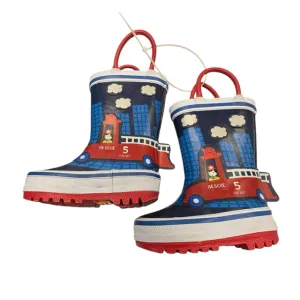 Joe Fresh Boy's Blue Rain BOOTS Size 4