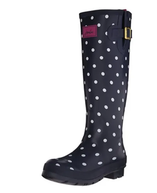 Joules Welly Print Women's Rubber Rain Boots Waterproof