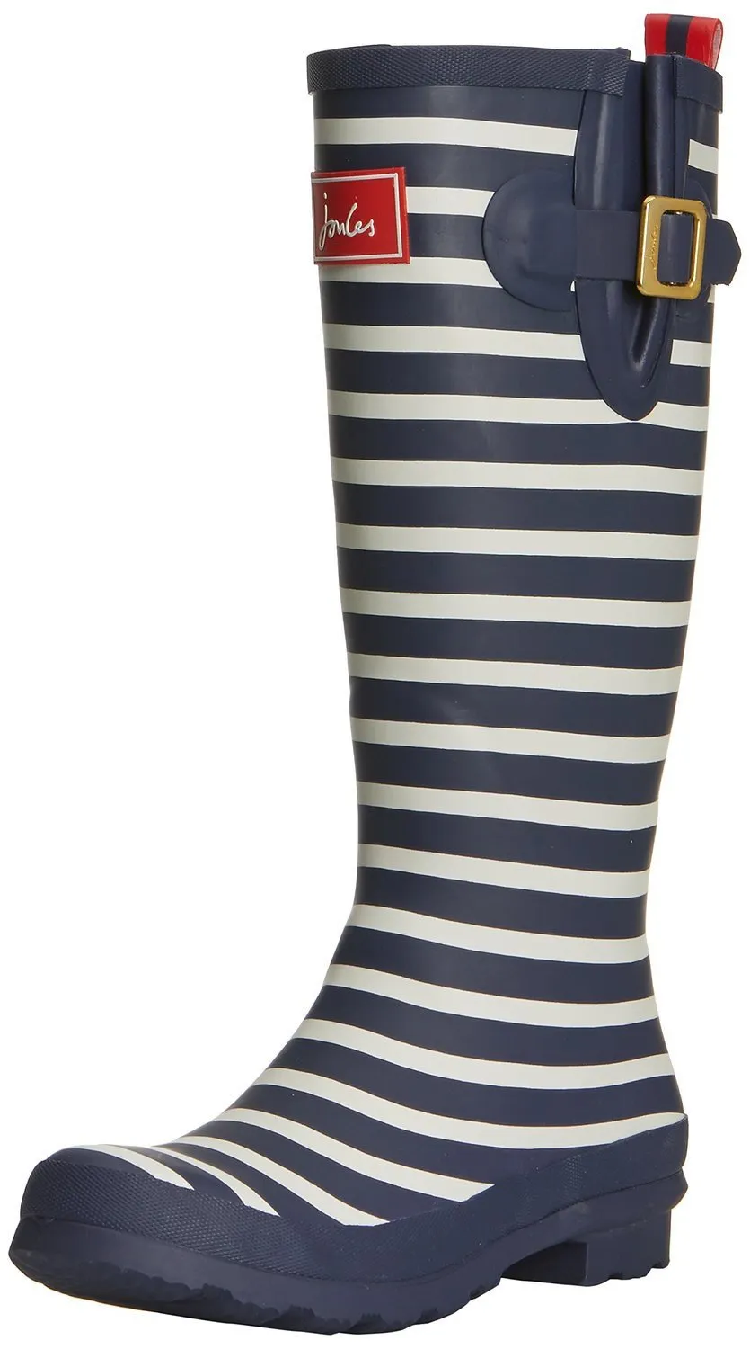 Joules Welly Print Women's Rubber Rain Boots Waterproof