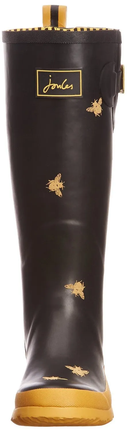 Joules Welly Print Women's Rubber Rain Boots Waterproof