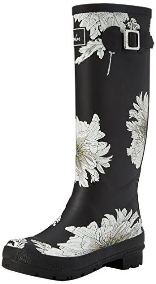 Joules Welly Print Women's Rubber Rain Boots Waterproof