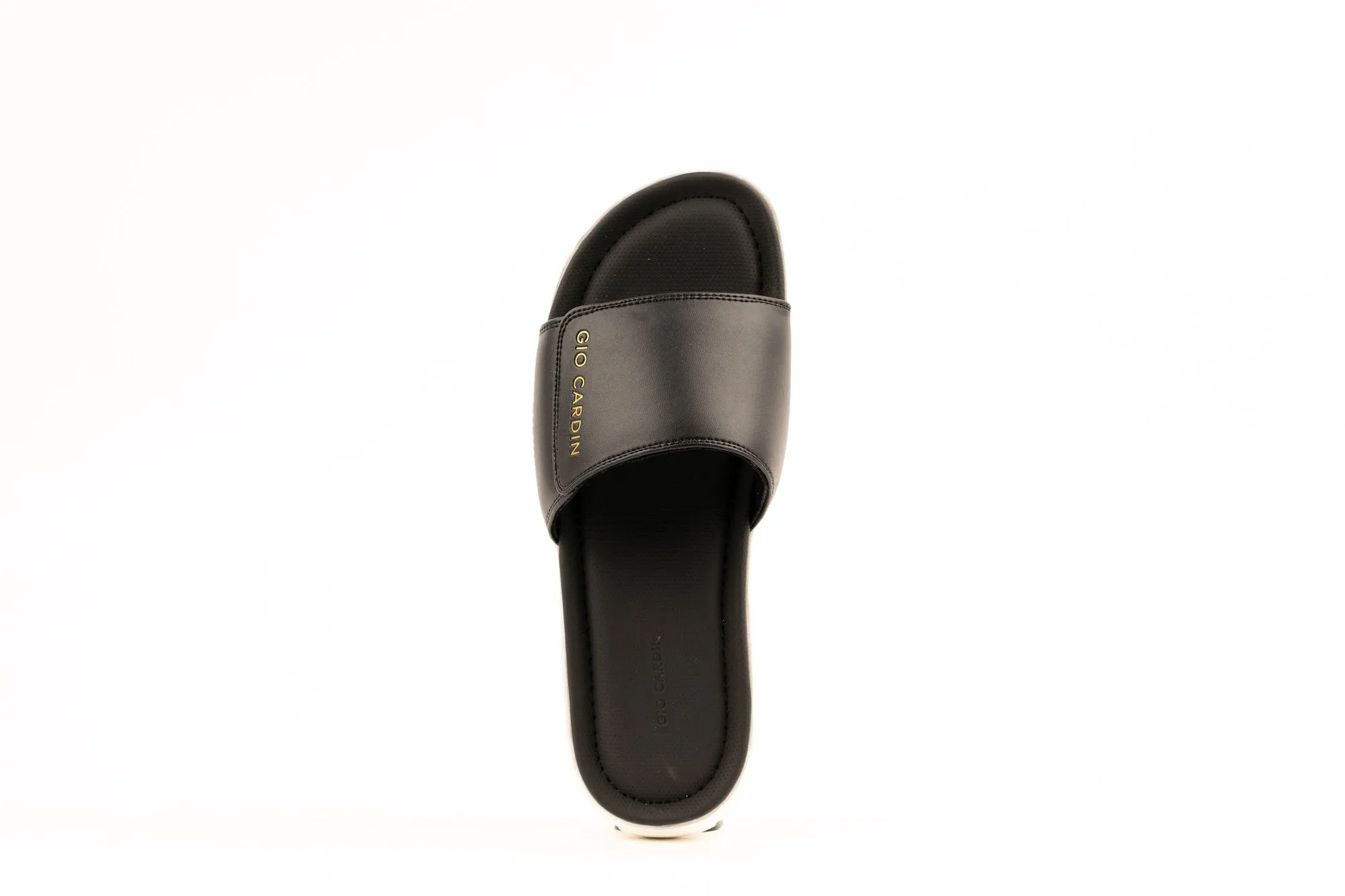 JUDE SLIDES | BLACK / BLACK / WHITE | UNISEX