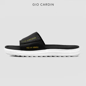 JUDE SLIDES | BLACK / BLACK / WHITE | UNISEX
