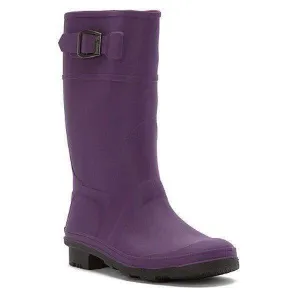 Kamik Kids Raindrops Eggplant Girls Rain Boot (Made in Canada)