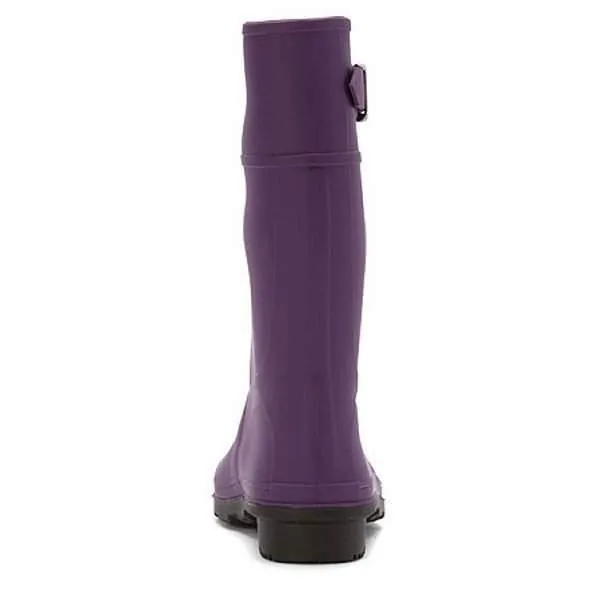 Kamik Kids Raindrops Eggplant Girls Rain Boot (Made in Canada)