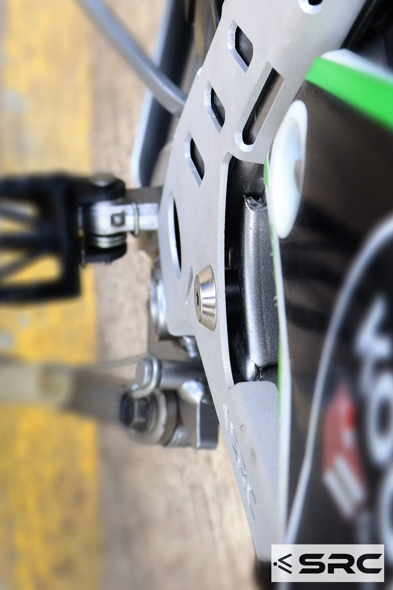 Kawasaki KLX300R Frame guards (set)