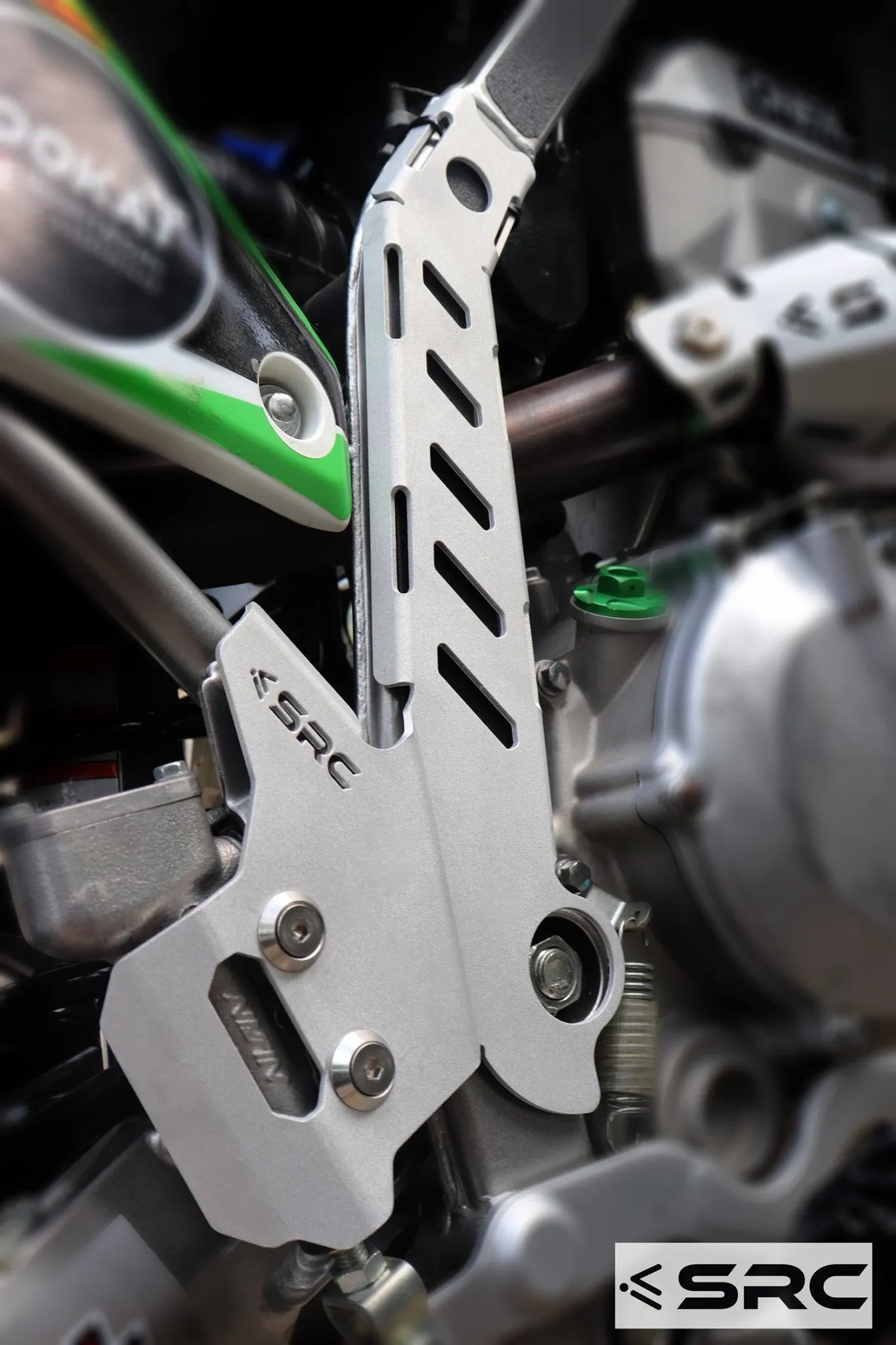 Kawasaki KLX300R Frame guards (set)