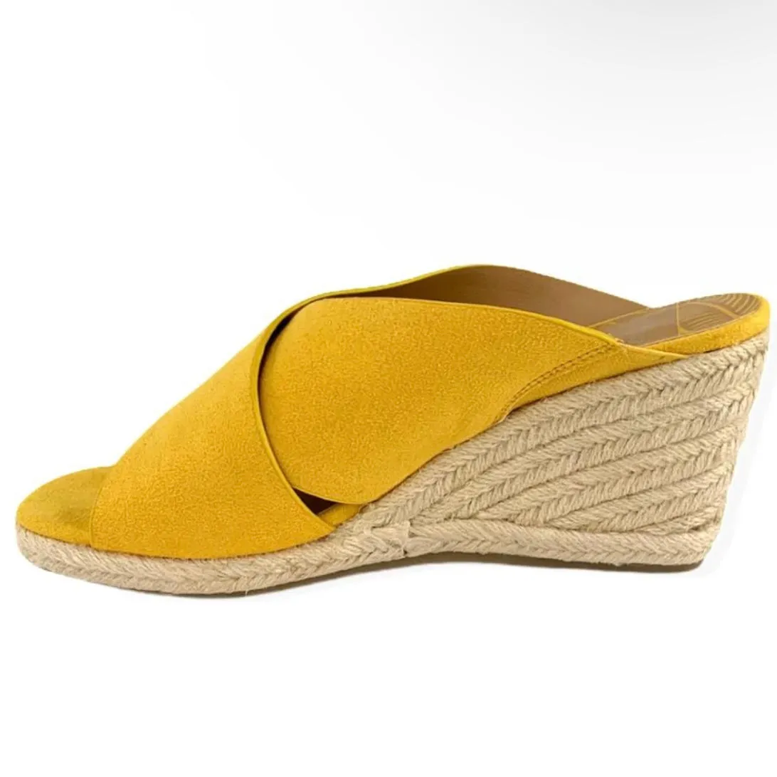 KLORY Women's Espadrille Wedge Heel Slip On Sandals