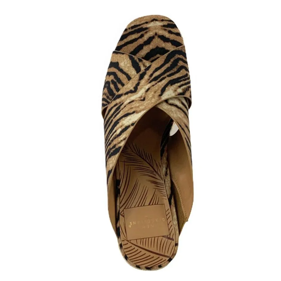 KLORY Women's Espadrille Wedge Heel Slip On Sandals