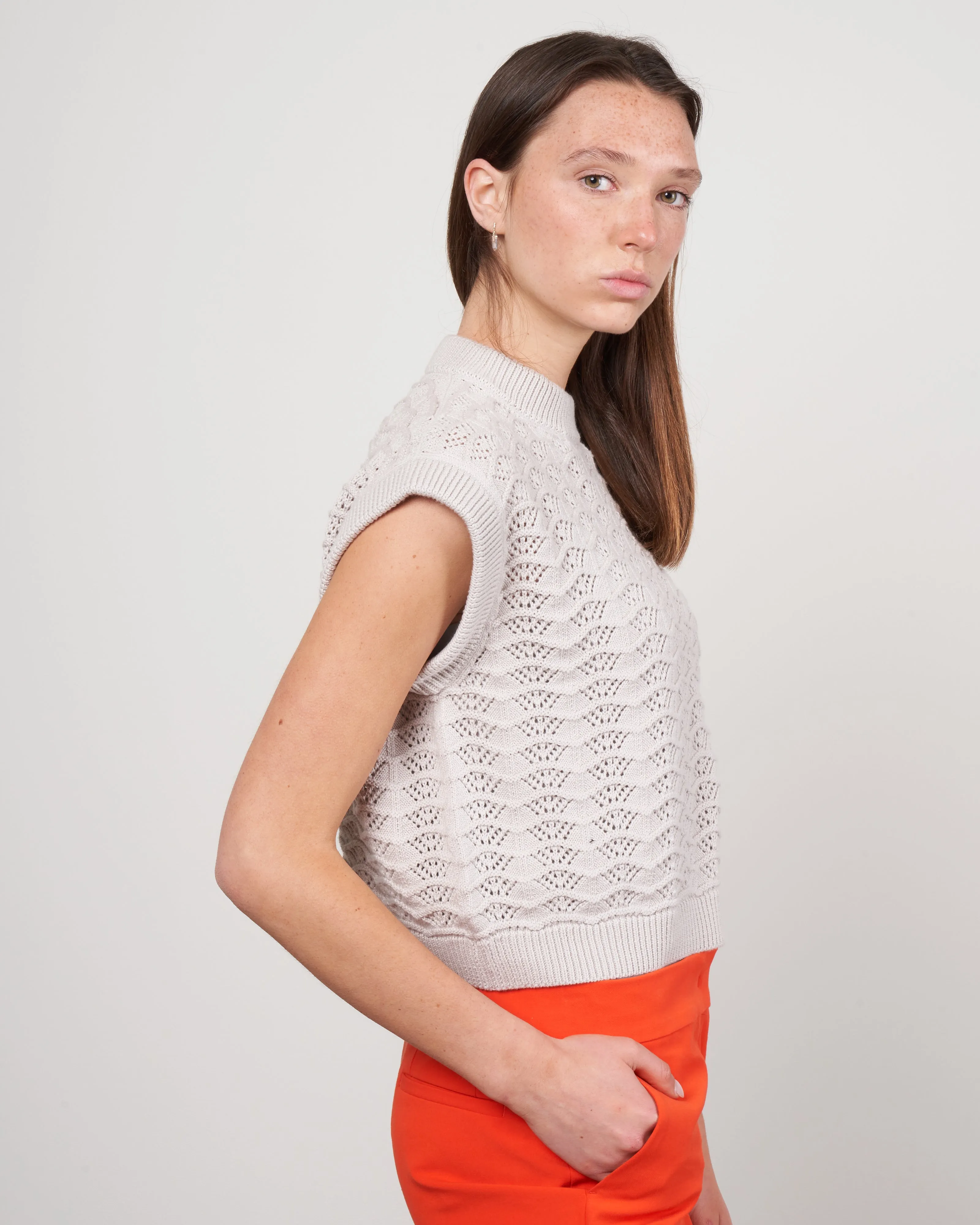 lace top - baby breath