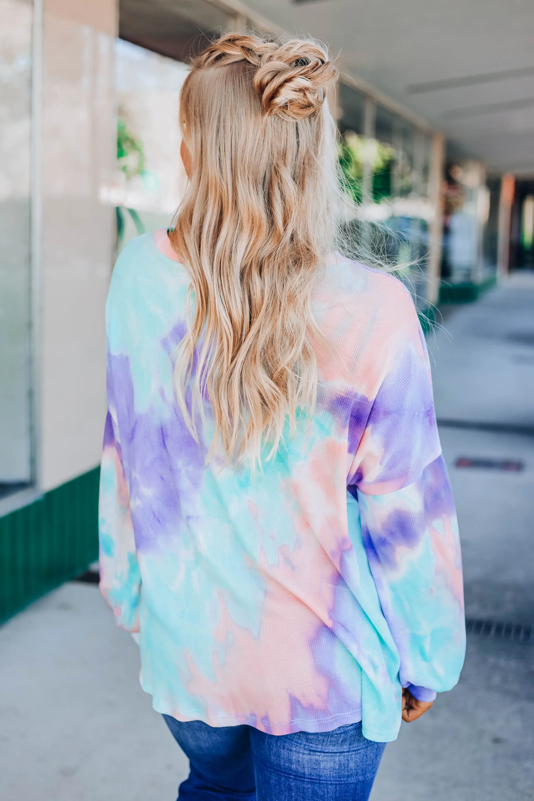 Last Song Top - Coral/Mint