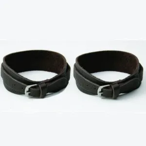 Leather Garter Straps - Black Medium Only