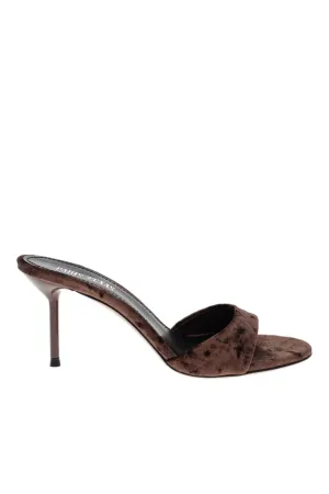 Lidia Espresso Velvet Mule