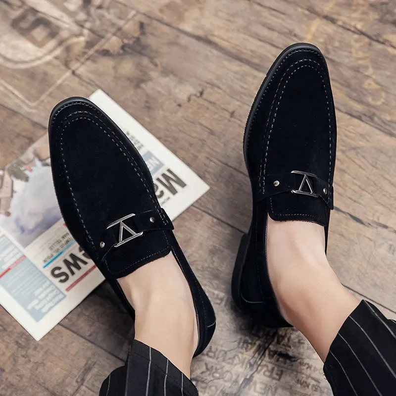 LuxMann Royalblau Slip-On Oxford Schuhe