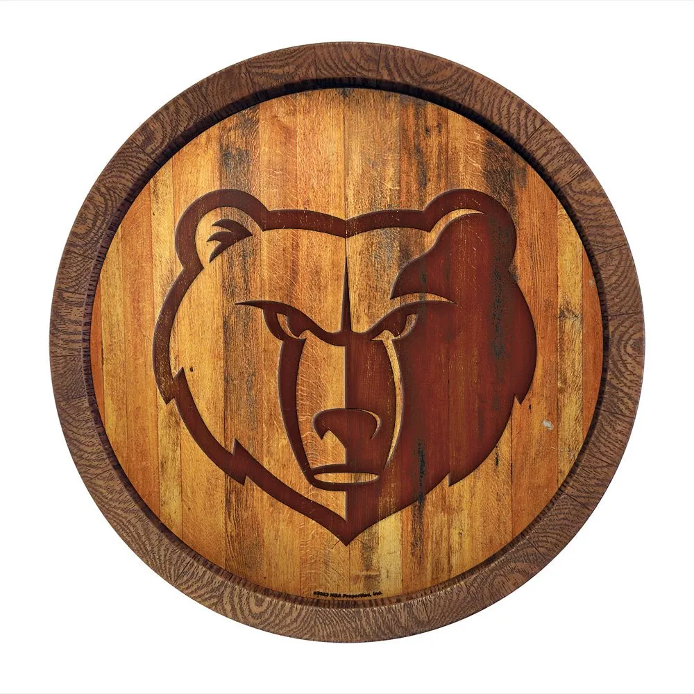 Memphis Grizzlies: "Faux" Barrel Top Sign