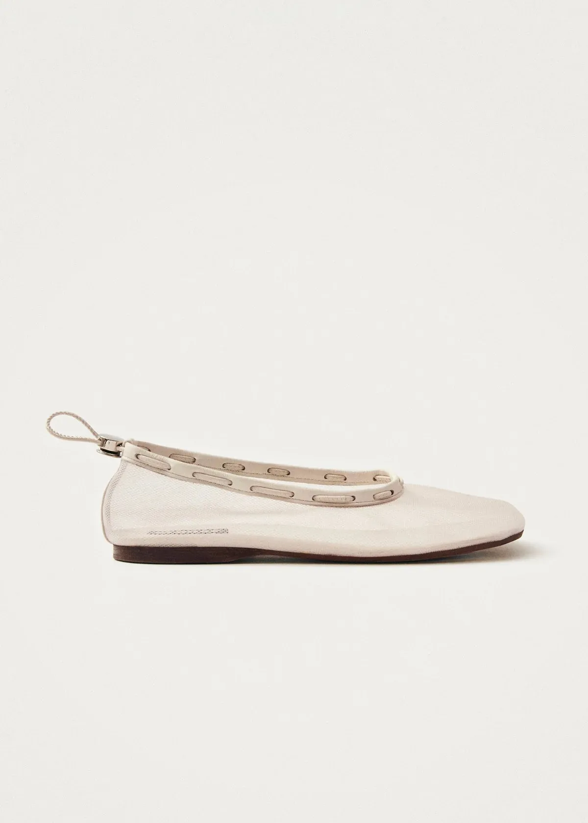 Mesh Leather Pumps