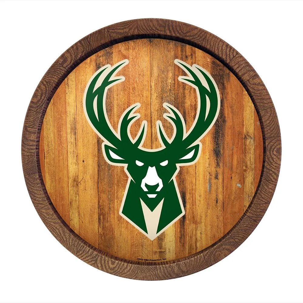 Milwaukee Bucks: "Faux" Barrel Top Sign