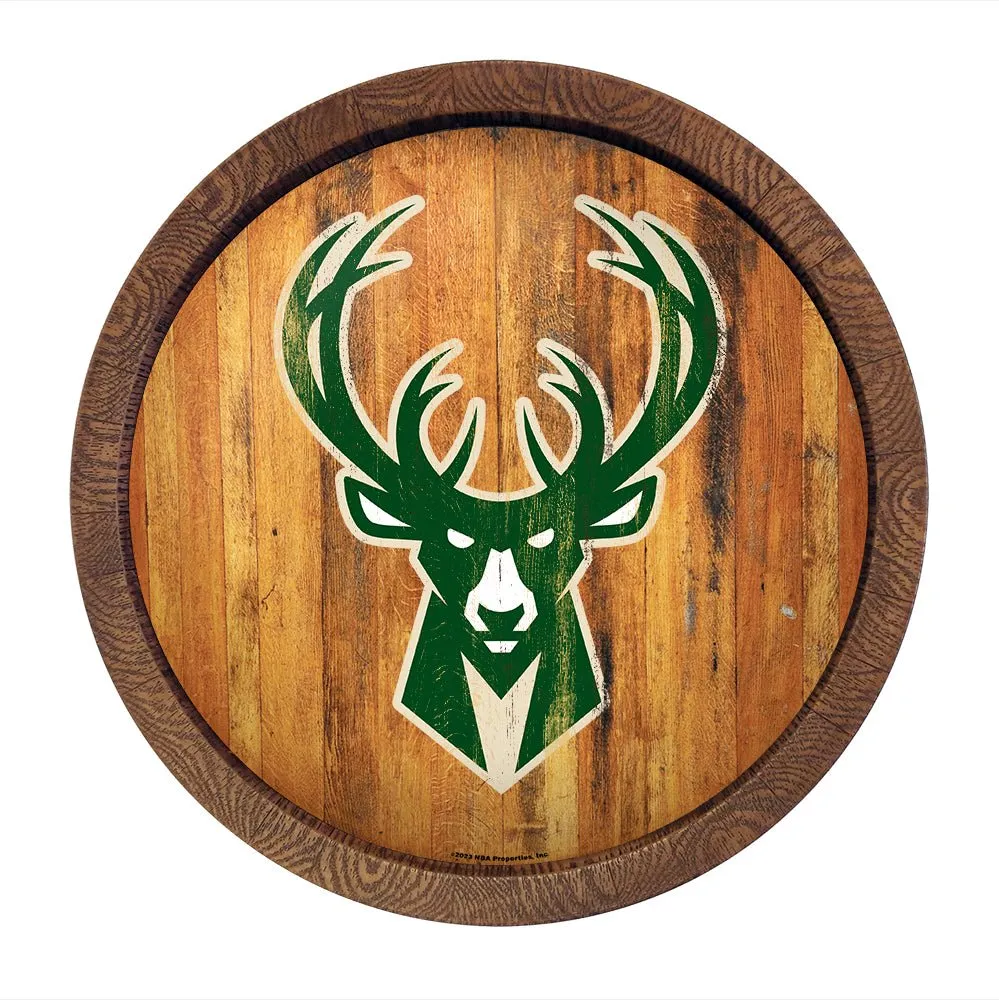 Milwaukee Bucks: "Faux" Barrel Top Sign
