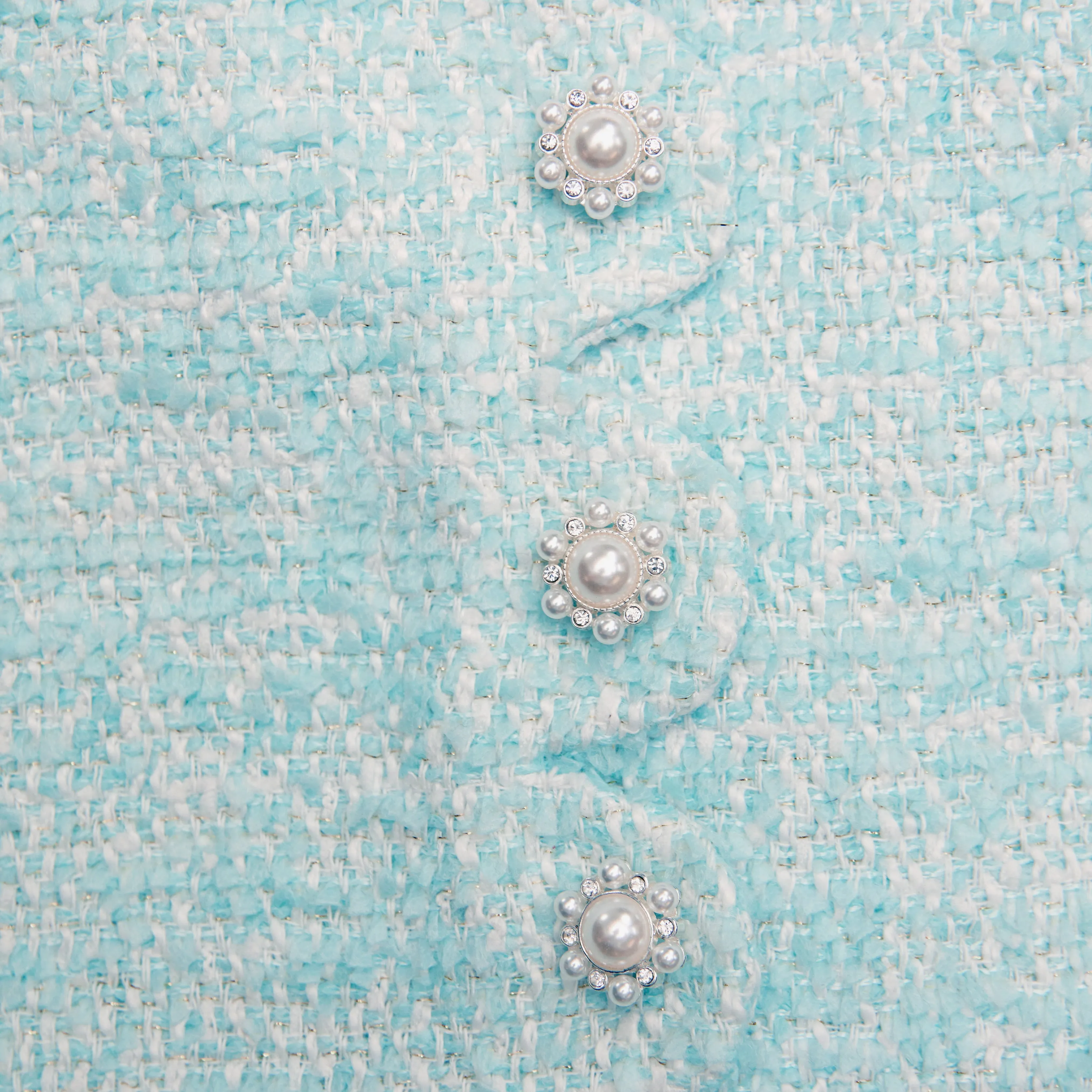 MINT BOUCLE DRESS