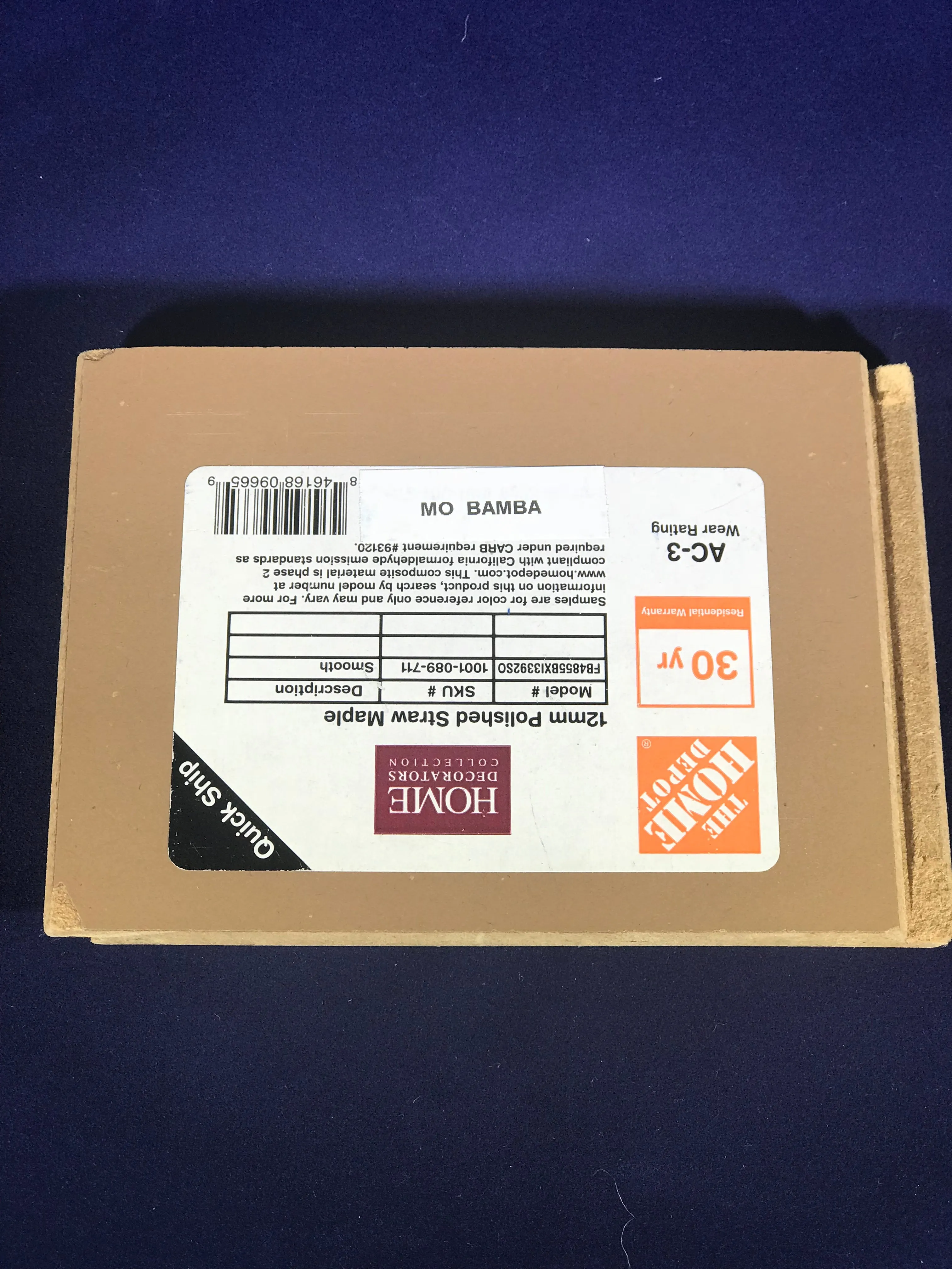 Mo Bamba autographed FLOOR TILE