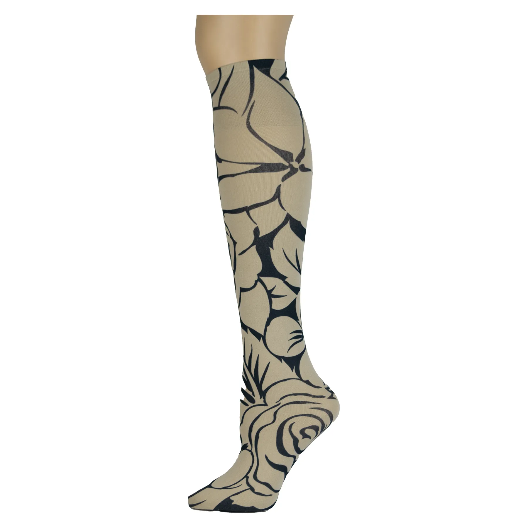 Moon Rose Adult Knee Highs