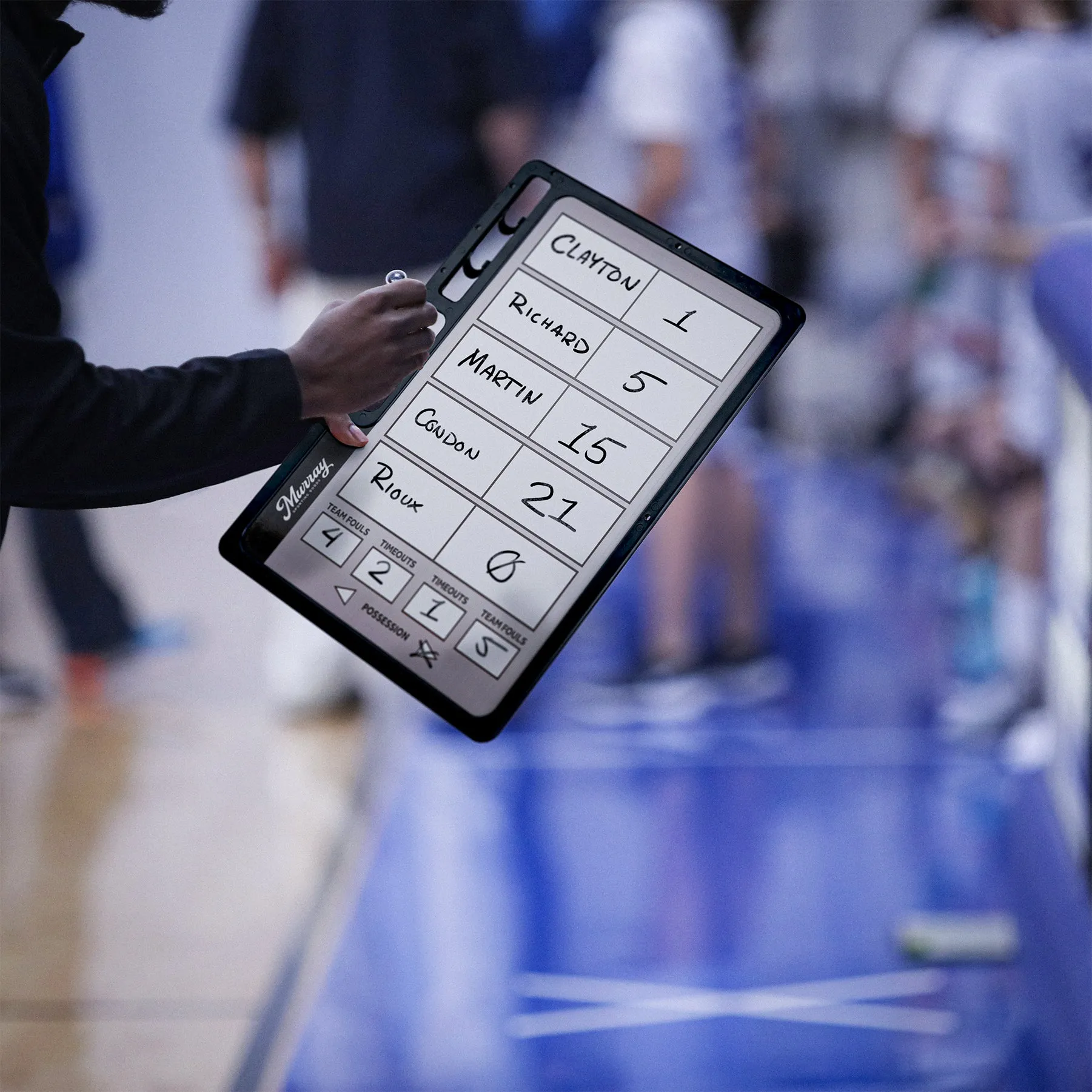 Murray Sporting Goods Premium Basketball Timeout Coaches Clipboard