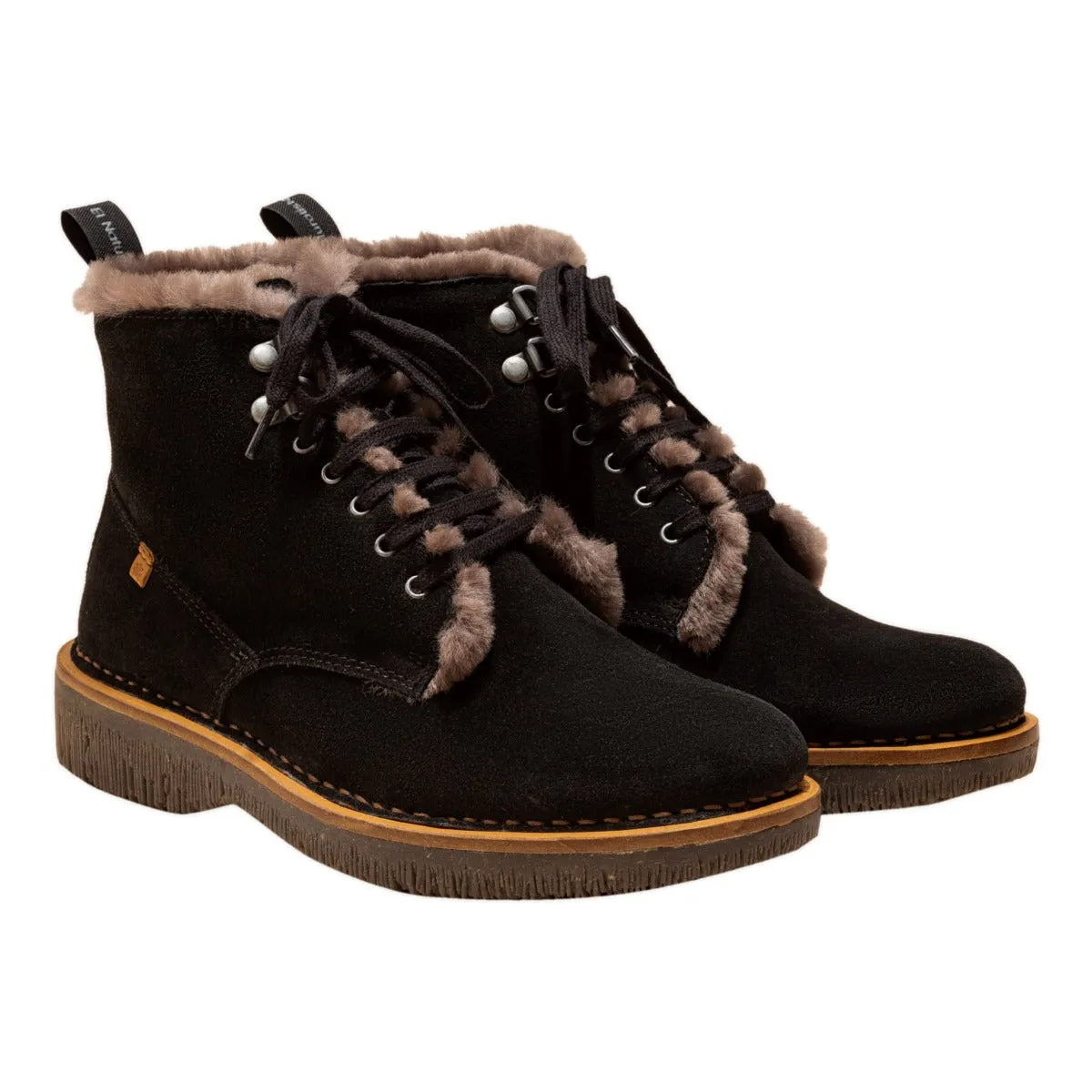 N5579 by El Naturalista - SUEDE BLACK/VOLCANO