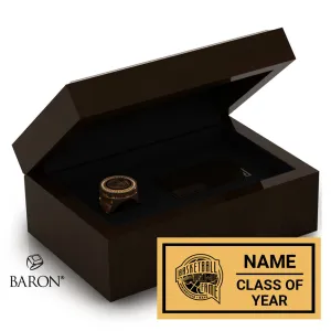 Naismith Basketball Hall of Fame Bill Fitch Friends & Family Ring Box