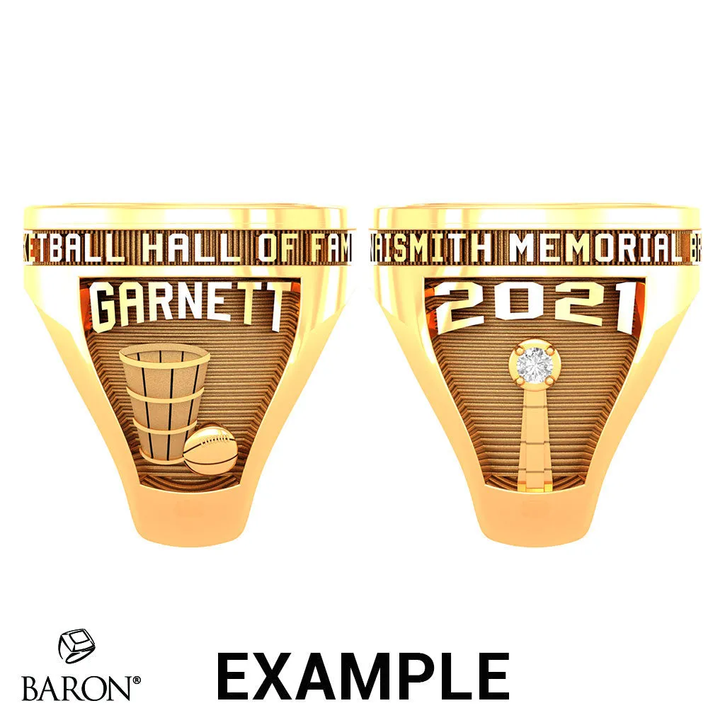 Naismith Basketball Hall of Fame Bill Fitch Friends & Family Ring - Design 7.1