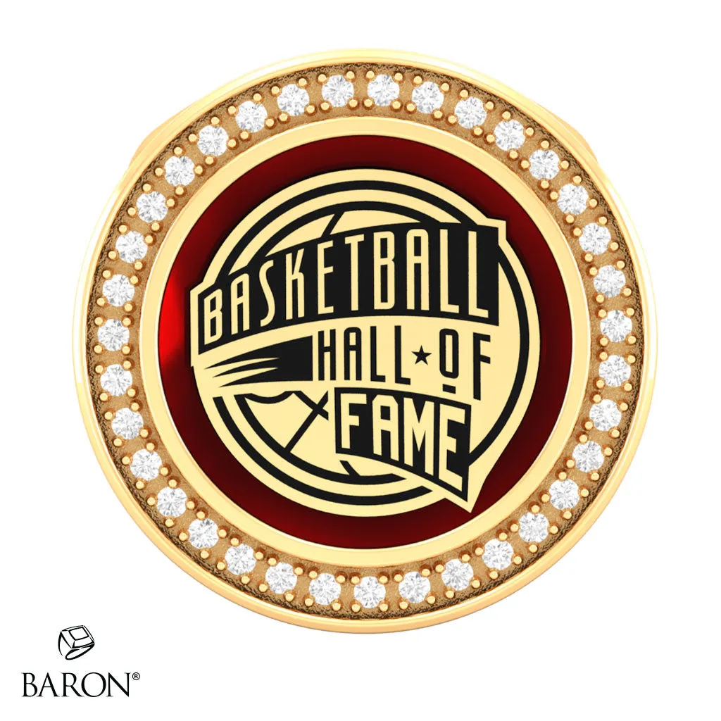 Naismith Basketball Hall of Fame Bill Fitch Friends & Family Ring - Design 7.1
