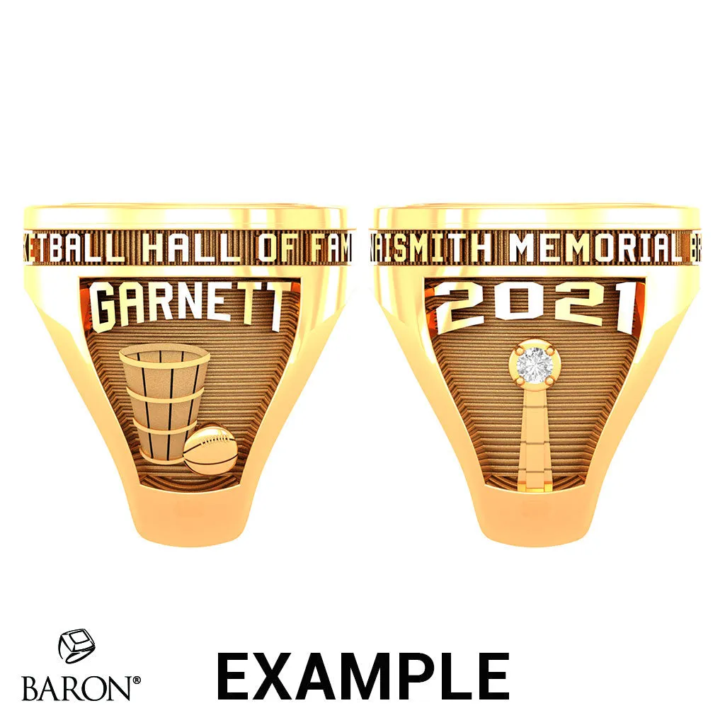 Naismith Basketball Hall of Fame Class of 2022 Friends and Family Ring - Design 7.1