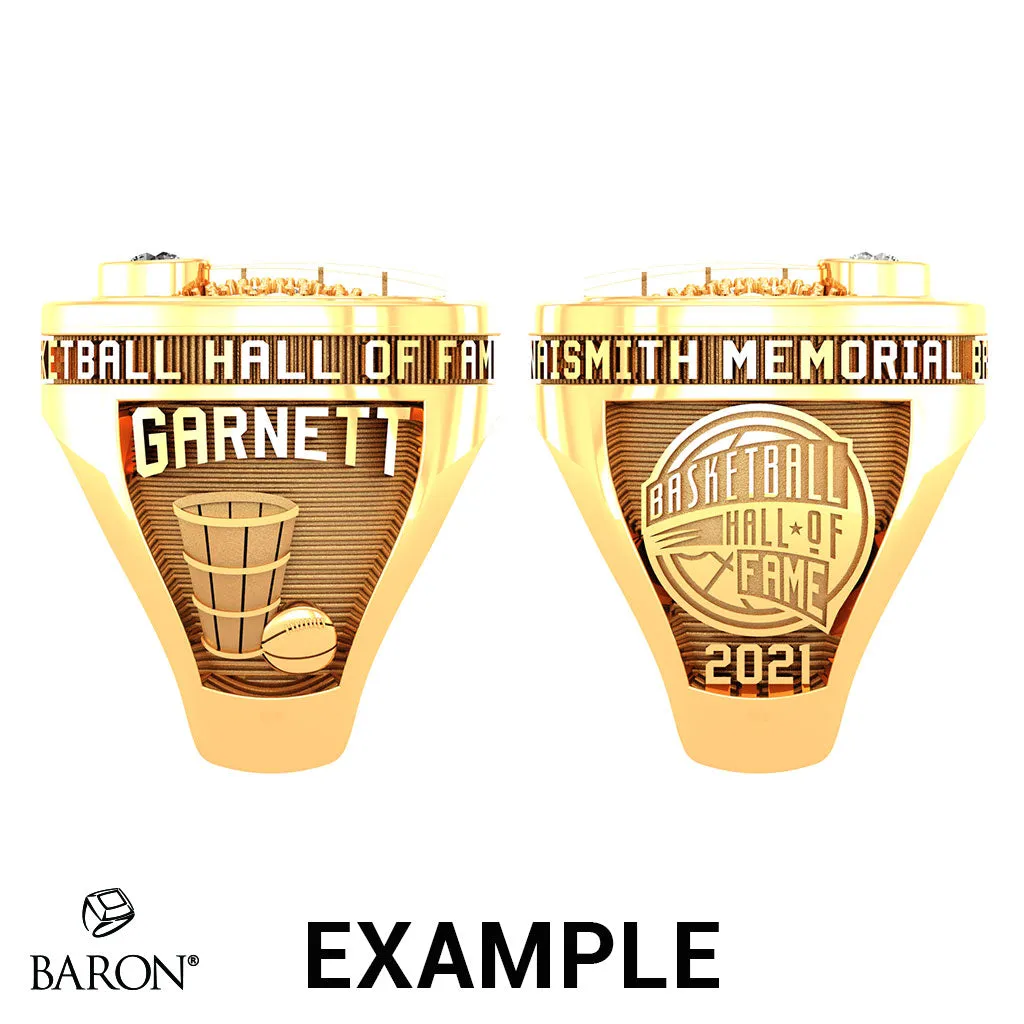Naismith Basketball Hall of Fame Class of 2022 Friends and Family Ring - Design 8.1