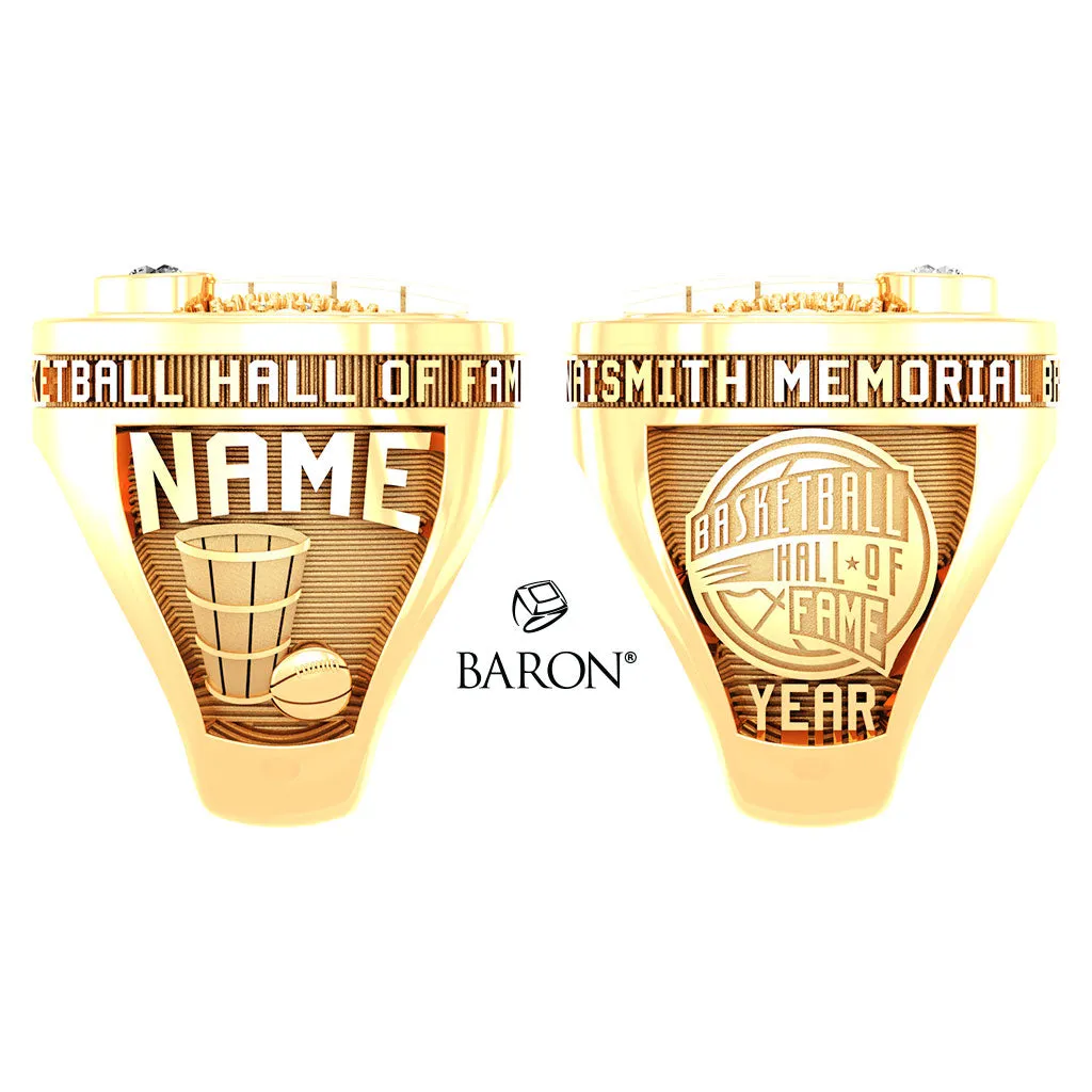 Naismith Basketball Hall of Fame Class of 2022 Friends and Family Ring - Design 8.1