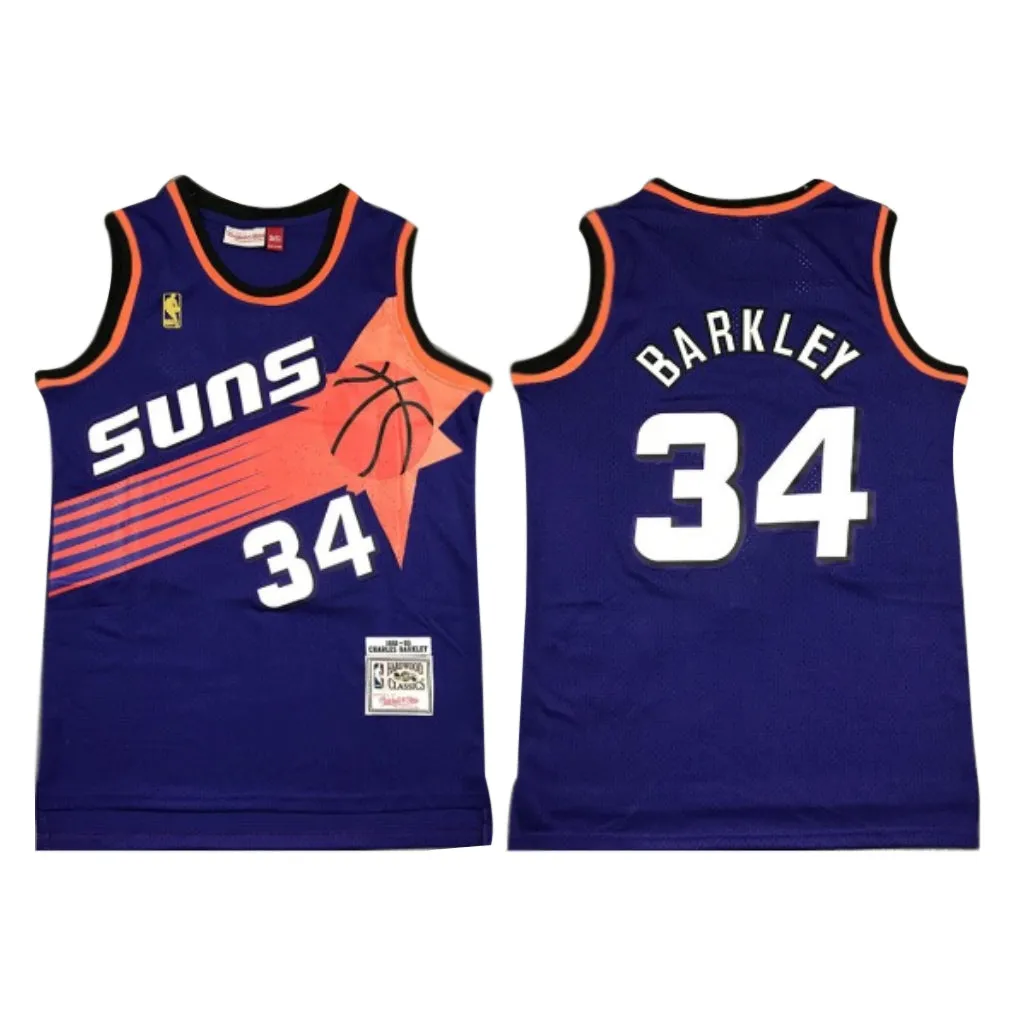 NBA Charles Barkley Phoenix Suns 34 Retro Jersey