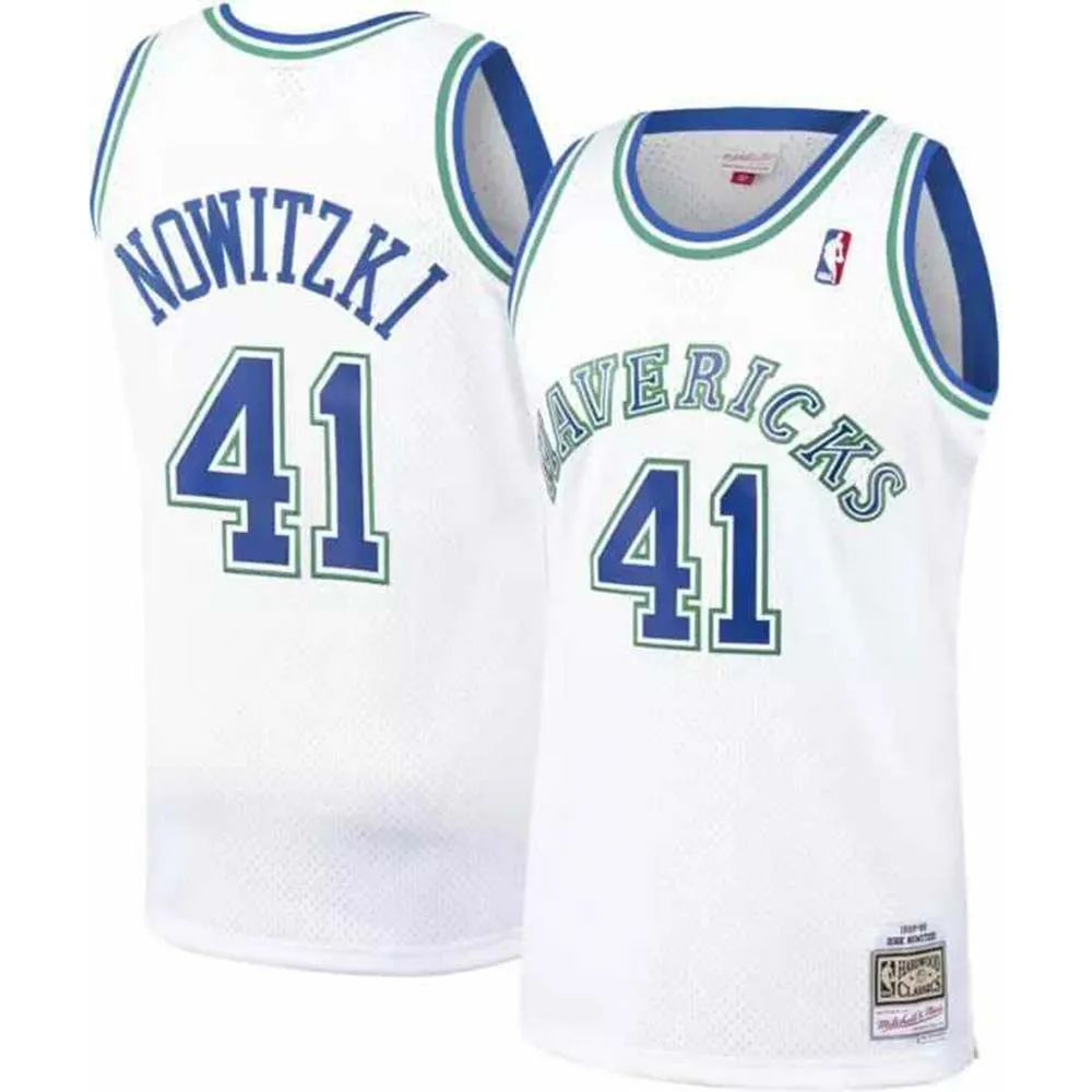 NBA Dirk Nowitzki Dallas Mavericks 41 Retro Jersey