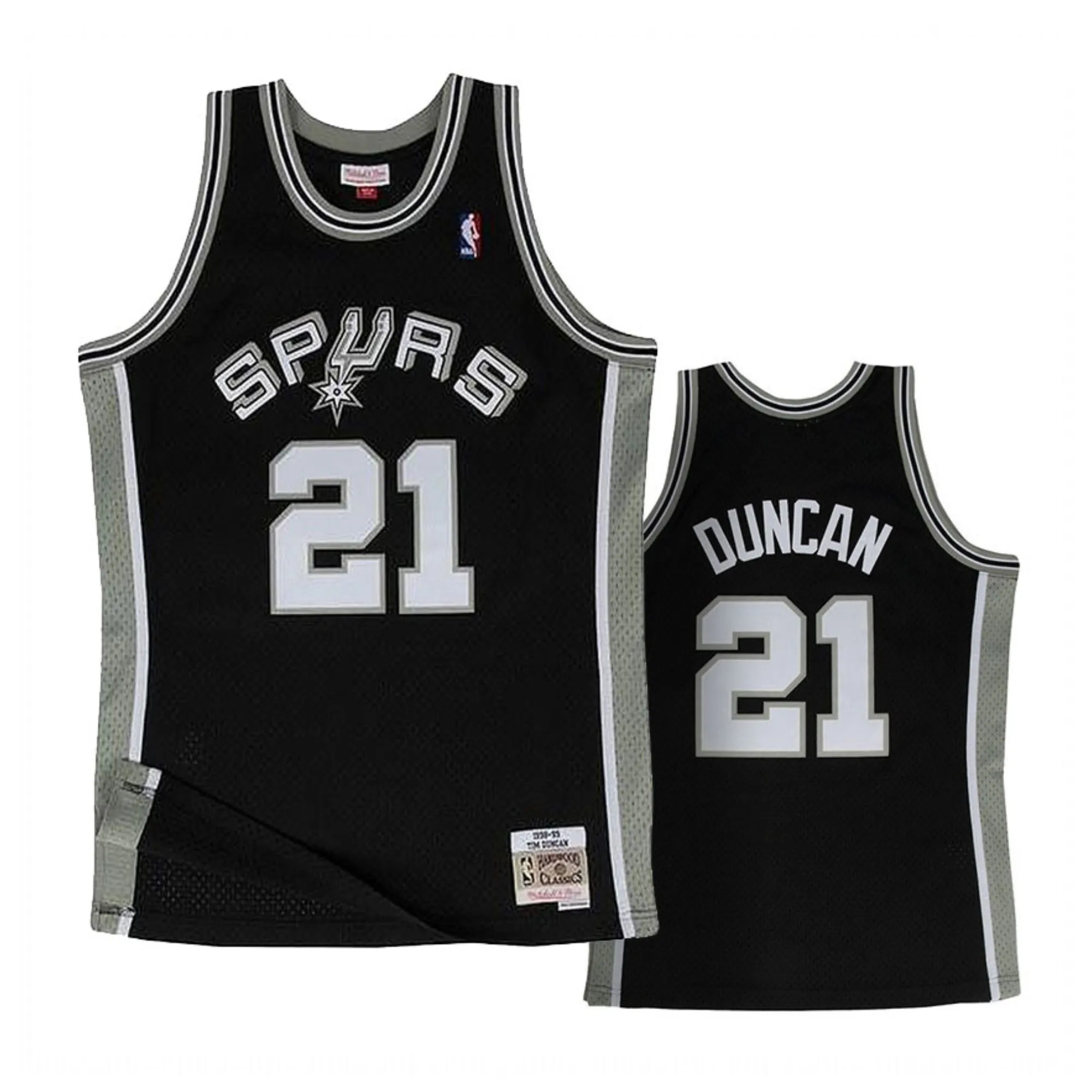 NBA Tim Duncan San Antonio Spurs 21 Retro Jersey