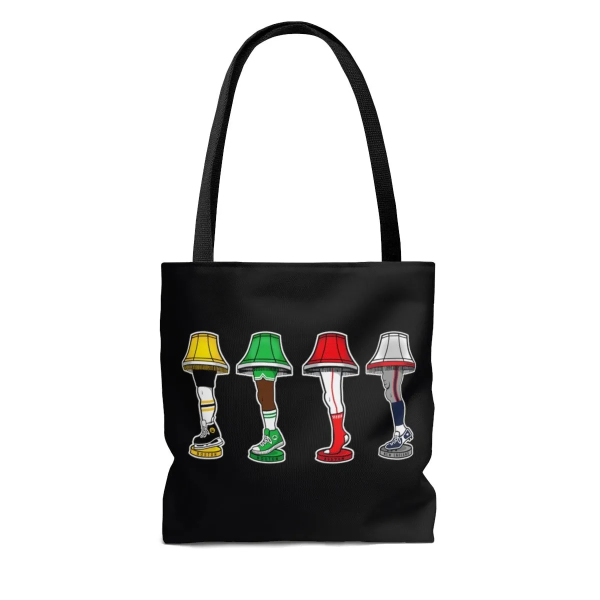 New England Sports Holiday Leg Lamps Tote Bag