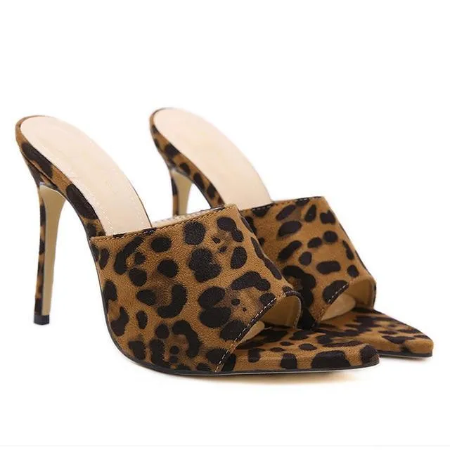 New European Station Sandals Candy Color Luxury Rabbit Fur Slippers