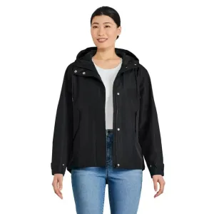 New George Women's Rain Jacket in Black, Sz M! Retails $50 
