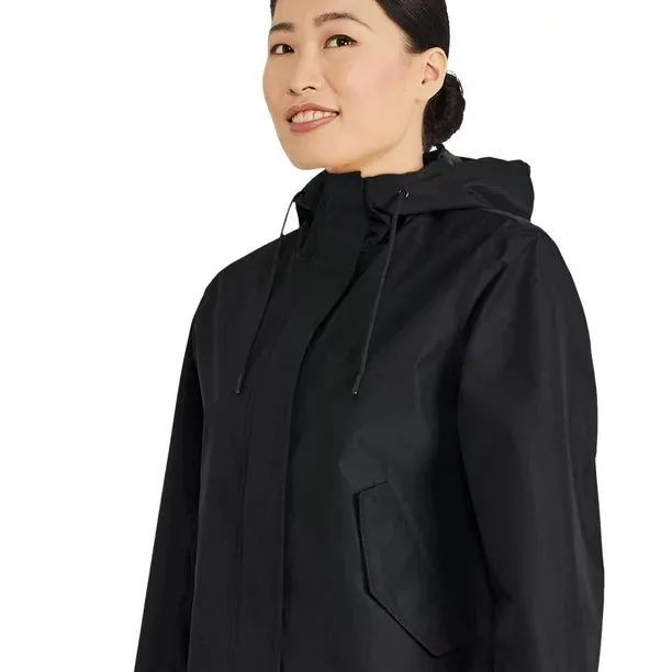 New George Women's Rain Jacket in Black, Sz M! Retails $50 
