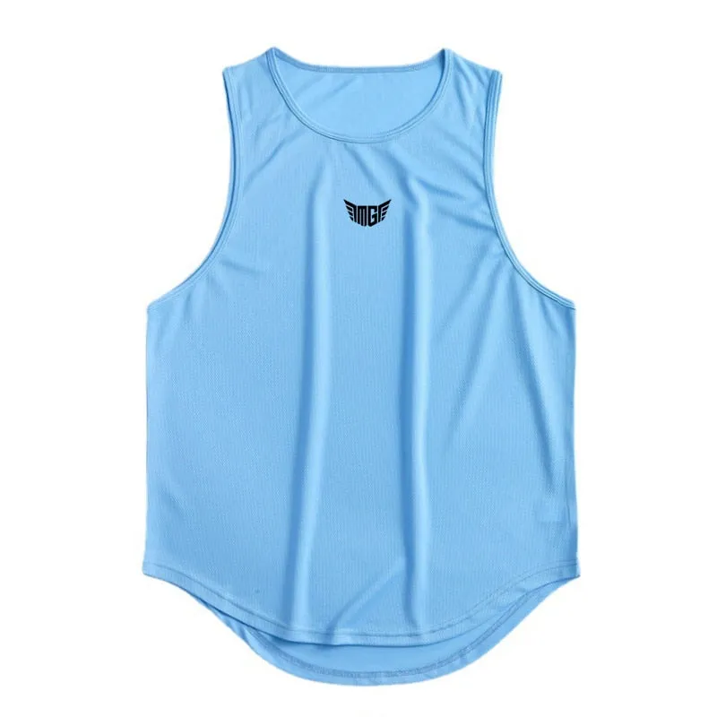 New Mesh Fitness Running Quick Drying Sports Tank Top