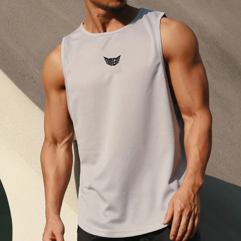 New Mesh Fitness Running Quick Drying Sports Tank Top