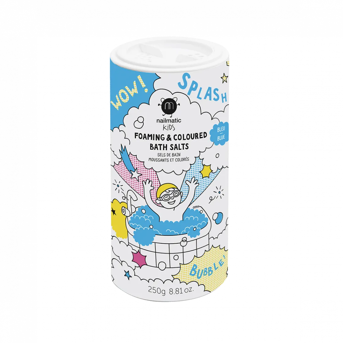 NEW Nailmatic Foaming Bath Salts, Blue