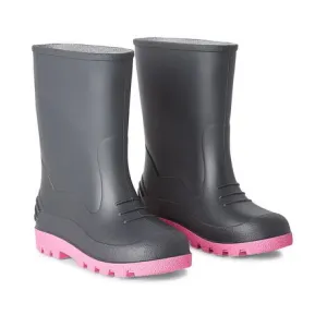 New with tags! George Toddler Splash Rain Boots Sz 6 in Grey & Pink